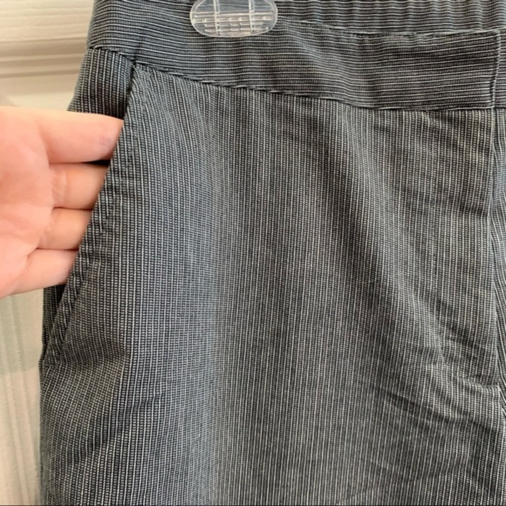 Kim Rogers long‎ shorts crop capris black & white - Picture 2 of 5